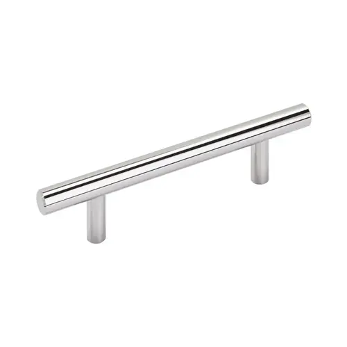 Bar Pulls Series 3-3/4 in (96 mm) Center to Center Polished Chrome Pull Bar Pulls Series 3-3/4 in (96 mm) Center to Center Polished Chrome Pull