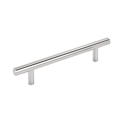 Bar Pulls Series 5-1/16 in (128 mm) Center to Center Polished Chrome Pull Bar Pulls Series 5-1/16 in (128 mm) Center to Center Polished Chrome Pull