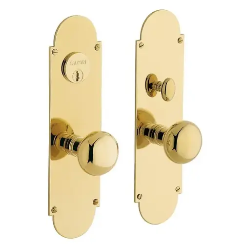 Boston Full Dummy Mortise Trim Unlacquered Brass Finish Boston Full Dummy Mortise Trim Unlacquered Brass Finish