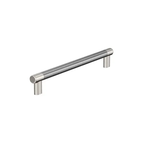 Amerock Esquire Series Polished Nickel/Stainless Steel 12" (305 mm) Center to Center Appliance Pull Amerock Esquire Series Polished Nickel/Stainless Steel 12" (305 mm) Center to Center Appliance Pull