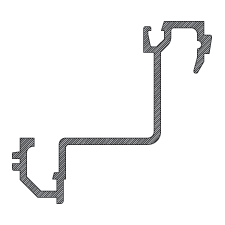 CRL-U.S. Aluminum 0G27622 Bronze Anodized Head/Sill Insert - 24'-2" Stock Length