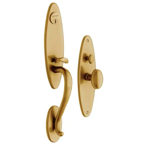 Springfield Single Cylinder Entry Mortise Trim Vintage Brass Finish Springfield Single Cylinder Entry Mortise Trim Vintage Brass Finish