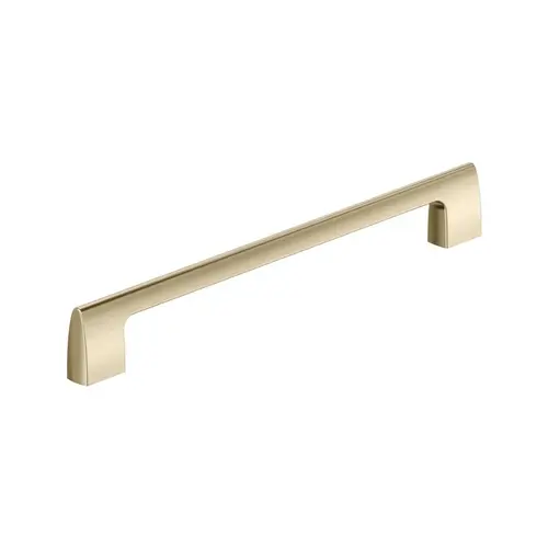 Amerock Riva Series 10-1/16 in (256 mm) Center to Center Golden Champagne Pull Amerock Riva Series 10-1/16 in (256 mm) Center to Center Golden Champagne Pull