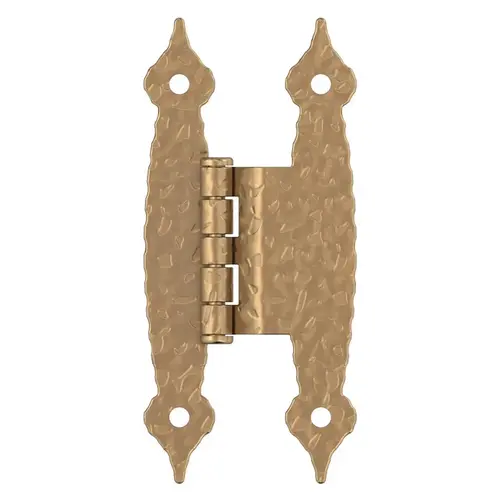 Self-Closing Face Mount 3/8 Inch (10Mm) Offset Non-Self Closing Face Mount Cabinet Hinge Champagne Bronze