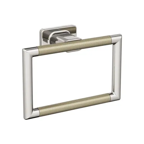 Esquire Polished Nickel/Golden Champagne Towel Ring Esquire Polished Nickel/Golden Champagne Towel Ring