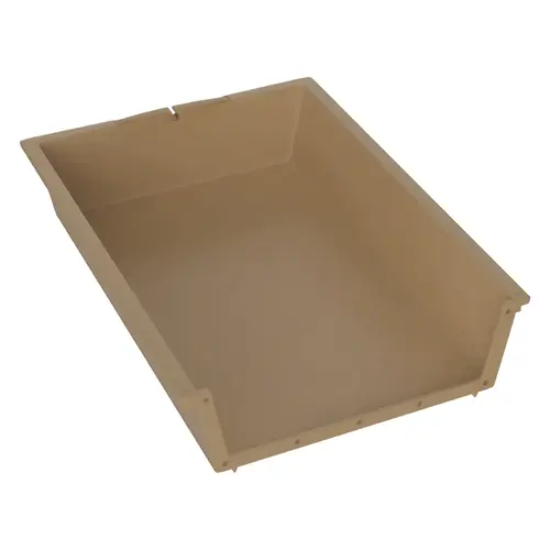 Cabinet Drawer Insert 4" Height 14-5/8" Width Biege Finish Beige Cabinet Drawer Insert 4" Height 14-5/8" Width Biege Finish Beige