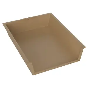 Brixwell 45-93 Cabinet Drawer Insert 4" Height 17-1/2" Width Biege Finish Beige
