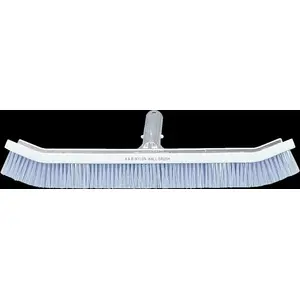 A&B BRUSH MANUFACTURING CORP 3000 A&B Curved Deluxe Wall Brush, Nylon Bristle Blue 18"