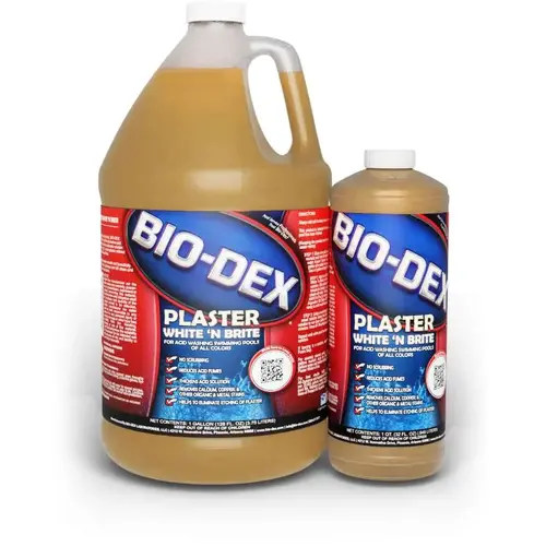 Plaster White 'N Brite for Acid Wash 1 gal Bottle Plaster White 'N Brite for Acid Wash 1 gal Bottle