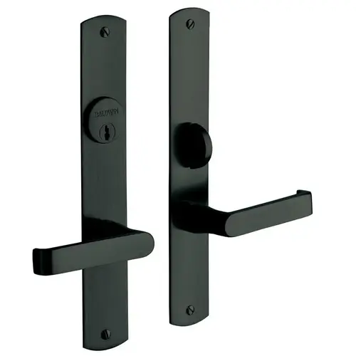 Denver Single Cylinder Entry Mortise Lock Trim Satin Black Finish Denver Single Cylinder Entry Mortise Lock Trim Satin Black Finish