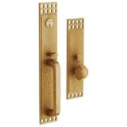 Pasadena Full Dummy Mortise Lock Trim Blank Plates Vintage Brass Finish Pasadena Full Dummy Mortise Lock Trim Blank Plates Vintage Brass Finish