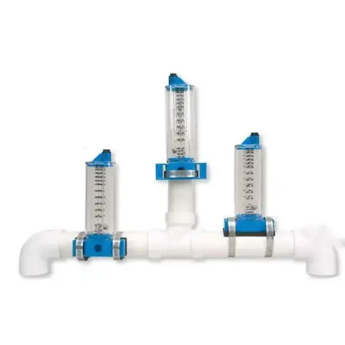 Rolachem 1.5" PVC Flowmeter, Vertical Mount, for Vertical Pipe, 25 - 60 GPM