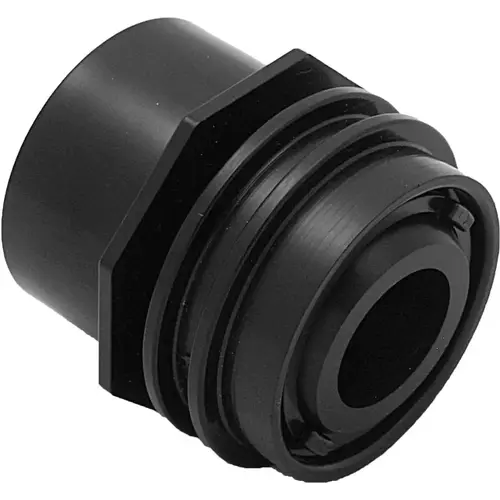 Flush-Mount Return Fitting with Water Stop, Eyeball and Nut(Fits Inside 2" Pipe), Dark Gray