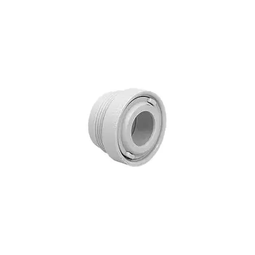 1/2" Extender with Eyeball and Nut 11/2" MPT Remodel Fitting, Light Gray 1'' Orifice