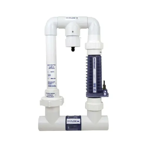 Manifold With Rc-42 Cell, Tri-Sensor, Base, And Check Valve For Residential Pools Up To 42,000 Gallons