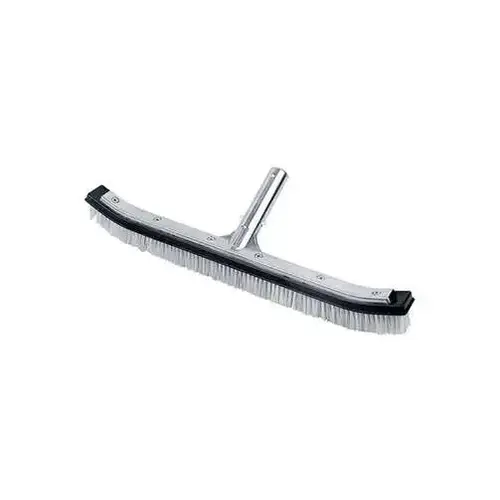 Curved Brush With Stainless Steel & Nylon Bristle, 18" Curved Brush With Stainless Steel & Nylon Bristle, 18"