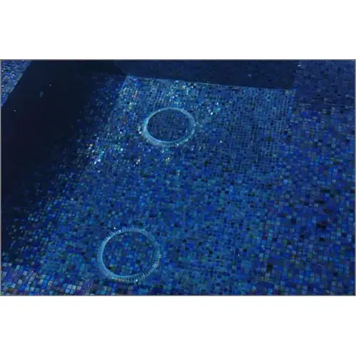 Color Match 8" VGB Pebble Top Drain Cover, Includes Riser Ring, Base Ring and Phillips Screws, Round, Clear