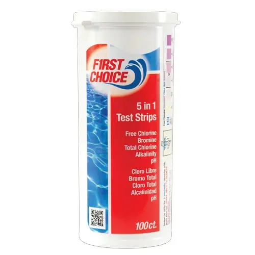 Red Pro 5-In-1 Test Strips