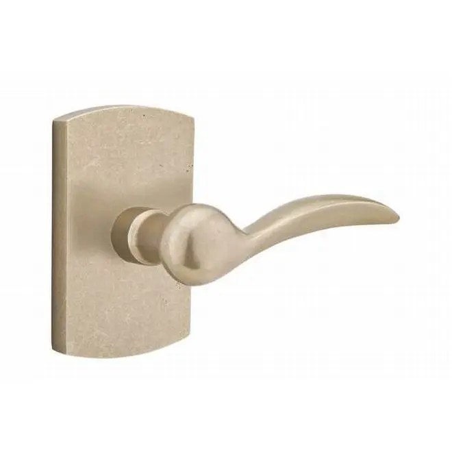 Emtek Durango Lever Left Hand Passage With Style # 4 Rose Tumbled White Bronze Finish 7100DTWBLH Emtek Durango Lever Left Hand Passage With Style # 4 Rose Tumbled White Bronze Finish 7100DTWBLH
