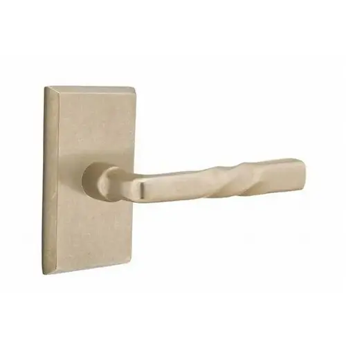 Montrose Lever Left Hand Passage With Style # 3 Rose Tumbled White Bronze Finish Montrose Lever Left Hand Passage With Style # 3 Rose Tumbled White Bronze Finish