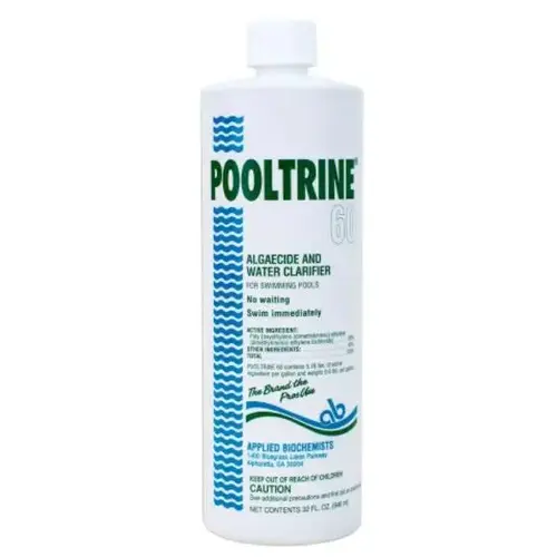 Pooltrine 60 Algaecide 32 fl oz Bottle Pooltrine 60 Algaecide 32 fl oz Bottle