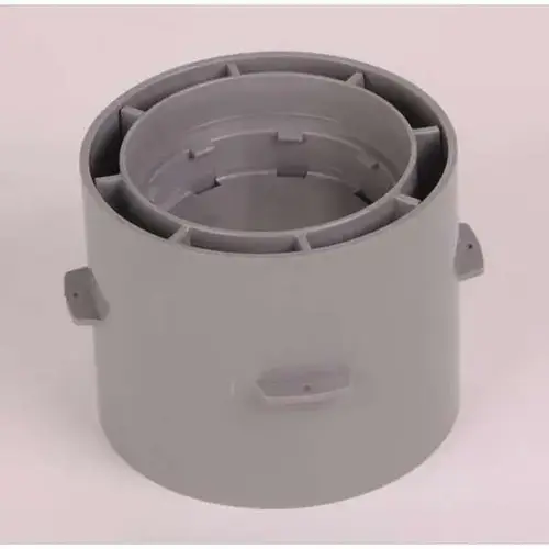 4" Pouradrain Masonry Surface Deck Drain Polly Resin Grate with Universal fit 3" to 4" Collar, Round, Gray 4" Pouradrain Masonry Surface Deck Drain Polly Resin Grate with Universal fit 3" to 4" Collar, Round, Gray