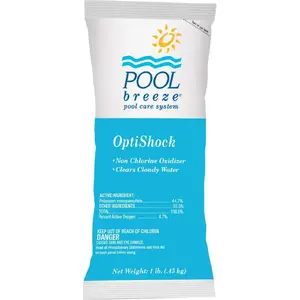 Pool Breeze 88472 Optishock Potassium Monopersulfate Non-Chlorine Shock 1 lb Bag