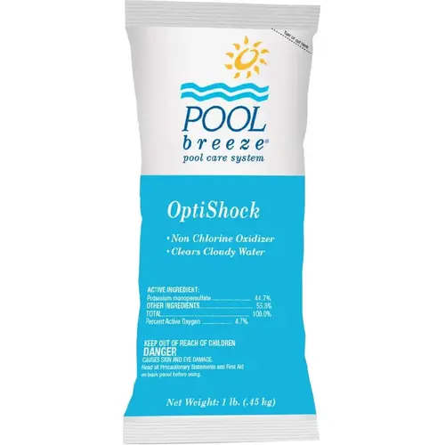 Optishock Potassium Monopersulfate Non-Chlorine Shock 1 lb Bag
