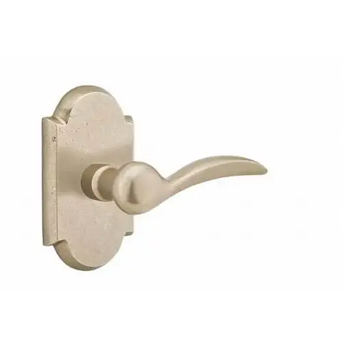 Durango Lever Left Hand Passage With Style # 1 Rose Tumbled White Bronze Finish Durango Lever Left Hand Passage With Style # 1 Rose Tumbled White Bronze Finish