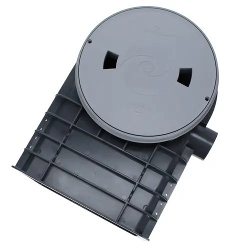 ParaskimV Venturi Skimmer With Deck Ring, Lid & Return Guard Assembly, Gray Throat, Light Gray, Concrete Pools ParaskimV Venturi Skimmer With Deck Ring, Lid & Return Guard Assembly, Gray Throat, Light Gray, Concrete Pools