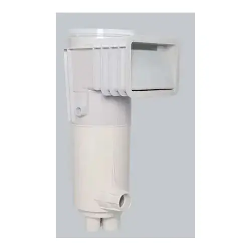 Paraskim Non Venturi Skimmer with Deck Ring & Lid, White Throat, White, Concrete Paraskim Non Venturi Skimmer with Deck Ring & Lid, White Throat, White, Concrete