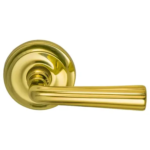 706 Lever with 2-5/8" Rose Single Dummy Bright Brass Finish 706 Lever with 2-5/8" Rose Single Dummy Bright Brass Finish