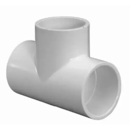 3" Tee PVC Sch. 40 Slip White