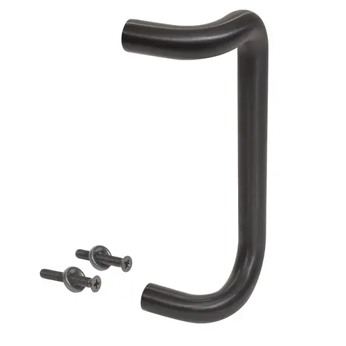10" Dark Bronze Solid Offset Pull Handle