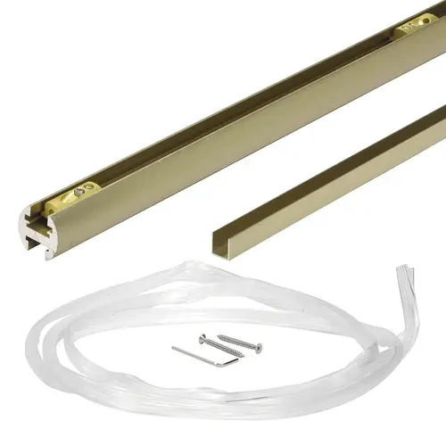 Brushed Bronze 95" EZ-Adjust Shower Door Header Kit Brushed Bronze 95" EZ-Adjust Shower Door Header Kit