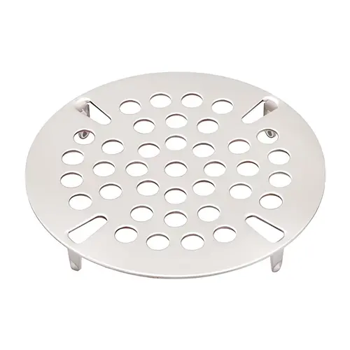 3-1/2 in. Commercial Flat Waste Strainer Plate in Stainless Steel 3-1/2 in. Commercial Flat Waste Strainer Plate in Stainless Steel