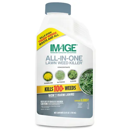 Weed Killer, Liquid, Spray Application, 24 oz Amber