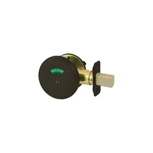 Occupancy Indicator X T-Turn Deadbolt, Adjustable Backset, 613/643E/US11 Aged Bronze