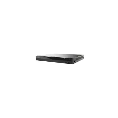 4K NVR with PoE, 8 Channel, 2x Sata, No HDD, ONVIF & RTSP, H265+/H.265 Dual-Stream, NDAA, 48VDC, Black