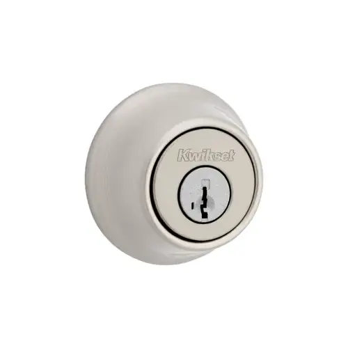 Single Cylinder Deadbolt, KW1 SmartKey, Keyed Alike 3, Radius Corner Adjustable Latch 2-3/8"-2-3/4" Backset, 85063 Radius Corner and 5303 Full Lip Strike, Grade 3, Satin Nickel US15/619 Single Cylinder Deadbolt, KW1 SmartKey, Keyed Alike 3, Radius Corner Adjustable Latch 2-3/8"-2-3/4" Backset, 85063 Radius Corner and 5303 Full Lip Strike, Grade 3, Satin Nickel US15/619