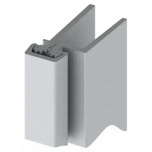 79" Concealed Leaf Heavy Duty Safety Roton Hinge Clear Anodized Aluminum Finish 79" Concealed Leaf Heavy Duty Safety Roton Hinge Clear Anodized Aluminum Finish