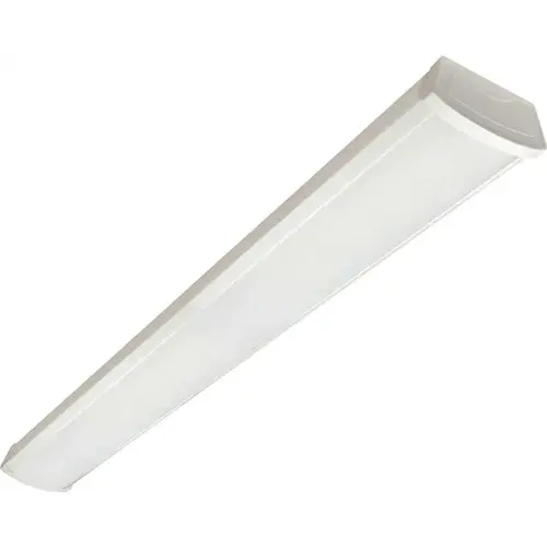 White 4' 4000k LED Ceiling Wrap Fixture, 3200 Lumens White 4' 4000k LED Ceiling Wrap Fixture, 3200 Lumens