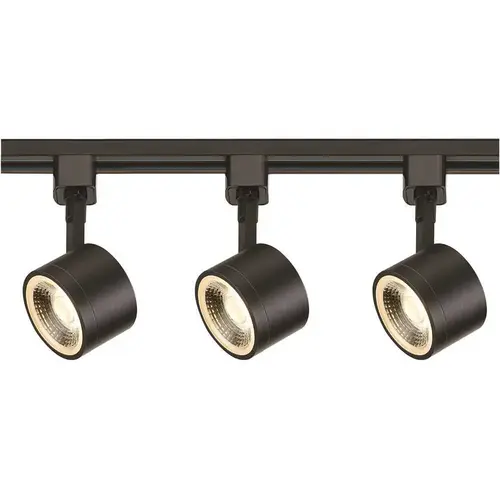 Nuvo Black 12w LED 36 Degree Round Track Lighting Kit