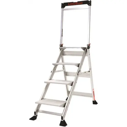 4-Step Aluminum Step Ladder: Type IAA, 4 ft High 4-Step Aluminum Step Ladder: Type IAA, 4 ft High