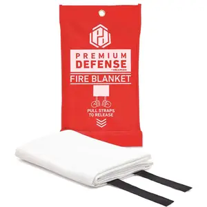 PREMIUM DEFENSE 71015-012 60" X 70" Fire Blanket With Storage Bag