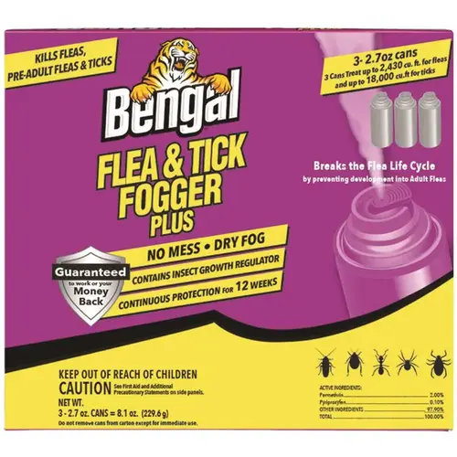 3 - 2.7 Oz Flea And Tick Fogger Plus