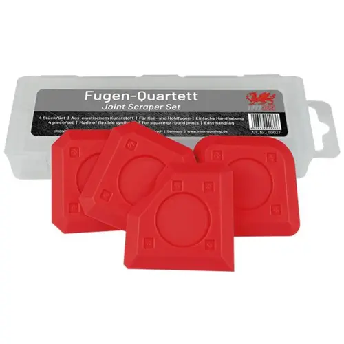 4 Piece Joint Finishing Set For Round & Tapered Joints Made of Flexible Synthetic Blue