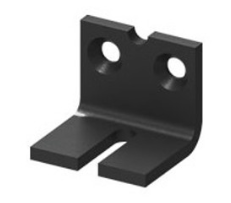 LCN 1460-30-GLBLK Cush Shoe Support Bracket, Fifth Screw Anchorage for Cush Arm, 693/GLBLK Gloss Black Powder Coat