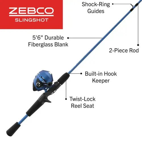 Zebco 202 Slingshot Spincast Combo