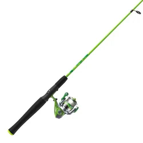 Zebco Splash 20 6'-0" Medium-Light Spinning Combo - Green / 2pc